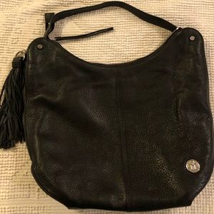 VINCE CAMUTO Black Leather Purse Shoulder Bag
